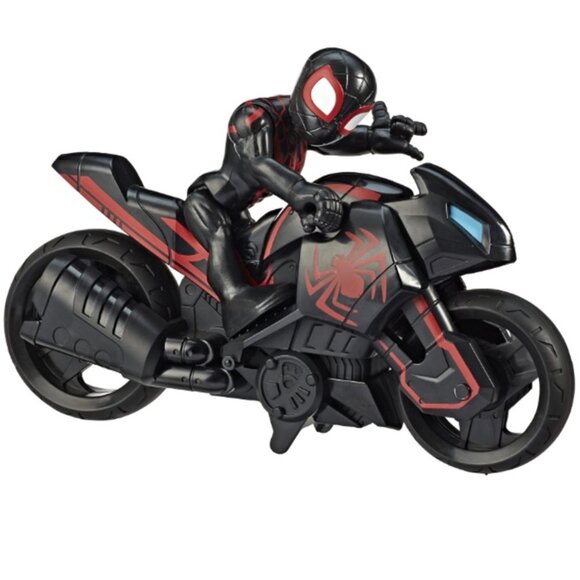 Super Hero Adventures Kid Arachnid Web Wheels 5-Inch Figure and Motorcycle Set - Picture 2 of 3